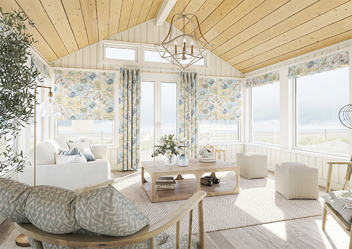 Spring Garden, Seafoam - Made to Measure Curtains - Image 8